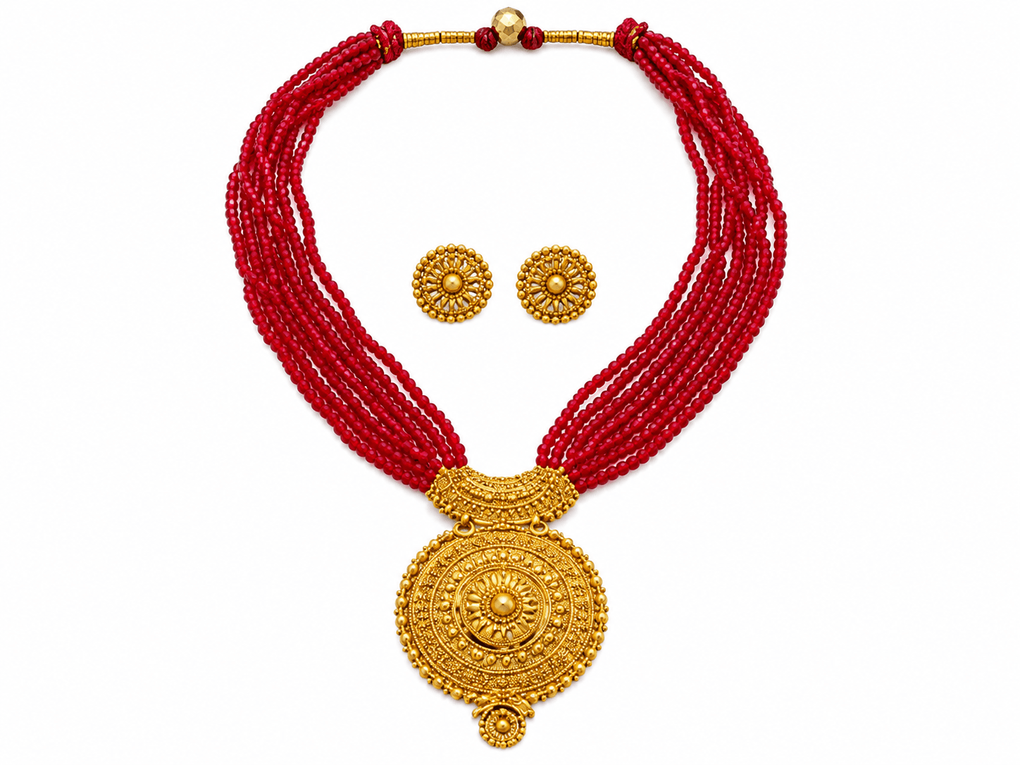 Red potey with top