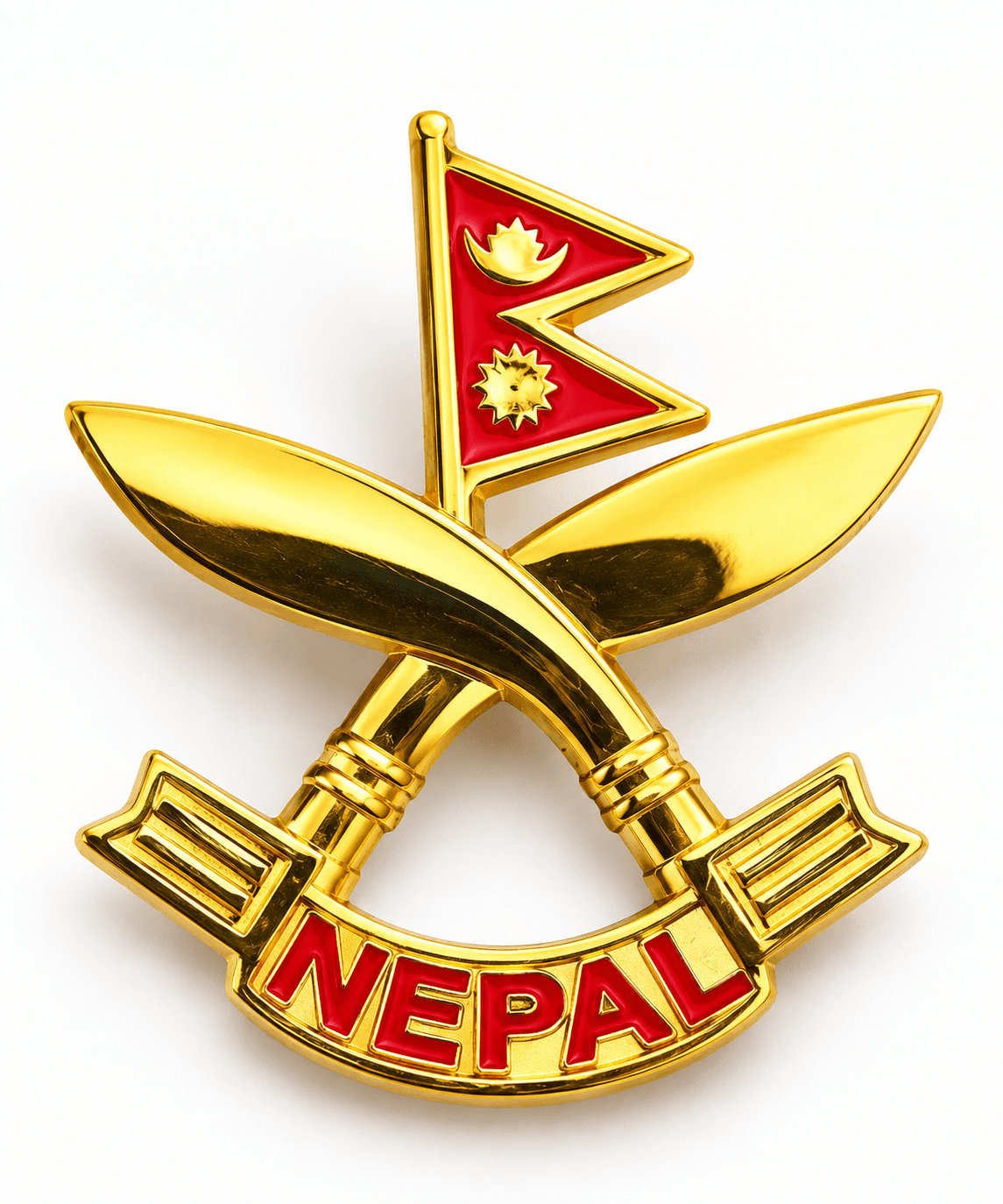 Khukuri cross badge